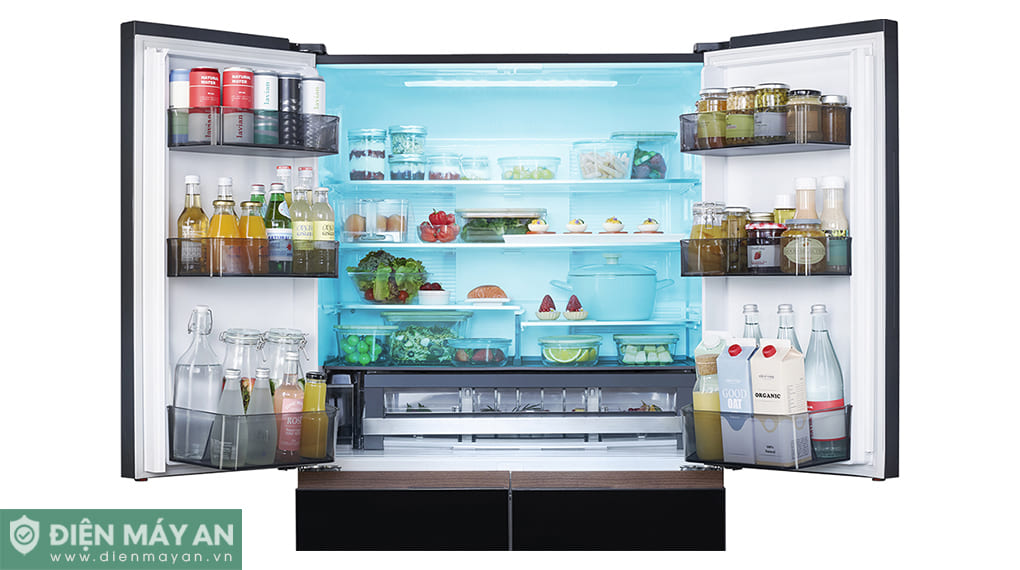 Tủ lạnh Hitachi Inverter 670 lít Multi Door R-GW670TV(XM)